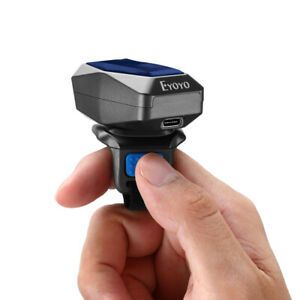 Eyoyo Finger Ring Barcode Scanner USB Wired 1D Code Reader For Windows Android.