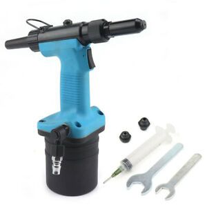 1/4&#034; Rivnut Air Pneumatic Oil Pressure Rivet Nut Riveter Gun Riveting Power Tool