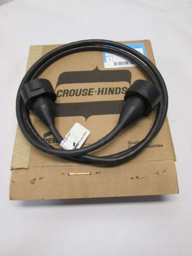 NEW CROUSE HINDS MEC/P150506-I-G-S MOLDED ELASTO-MATE PLUG &amp; RECEPTACLE D404935