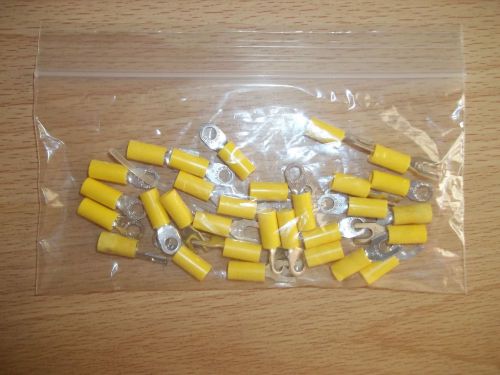 T &amp; B 15 Pcs. Fork 12-10 &amp; 15 Pcs. Ring 12-10 Thomas and Betts Yellow insulated