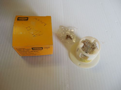 NEW HUBBELL TWIST LOCK RECEPTACLE HBL4715C 2 POLE 15A 15 A AMP 125V
