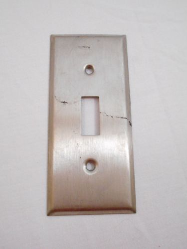 1-gang toggle switch cover wallplates (stainless steel) 4.75 x 2 in for sale