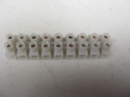 Lot Of 10 9-Position Wire Connector Terminal Strip Block New