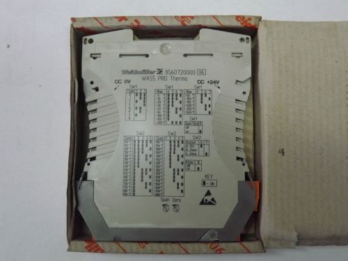Weidmuller WAS5 PRO Thermo 8560720000  TC isolating transformer New with Manual