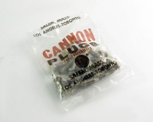 (25) *new* cannon / pomona / itt white mini tip jack terminals for sale