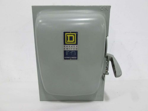 SQUARE D HU462 NON-FUSIBLE 60A AMP 600V-AC 4P DISCONNECT SWITCH D335643