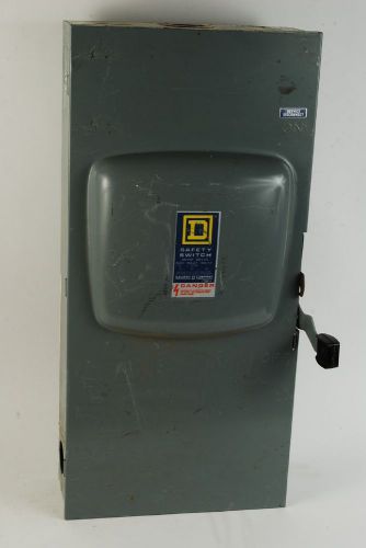 Square d d324n 200 amp safety switch - paint on enclosure for sale
