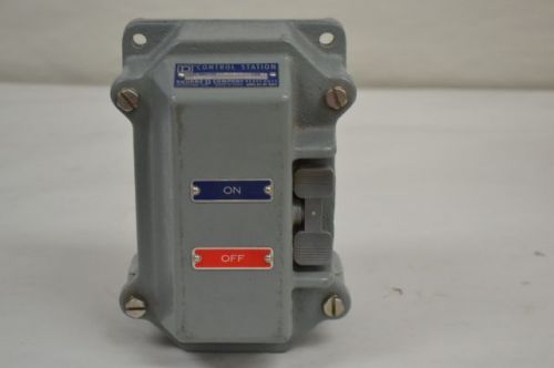 New square d 9001 gw-210 a on-off heavy duty control station switch 600v d205124 for sale