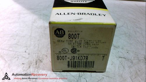 ALLEN BRADLEY 800T-J91KD7B SERIES T SWITCH, NEW