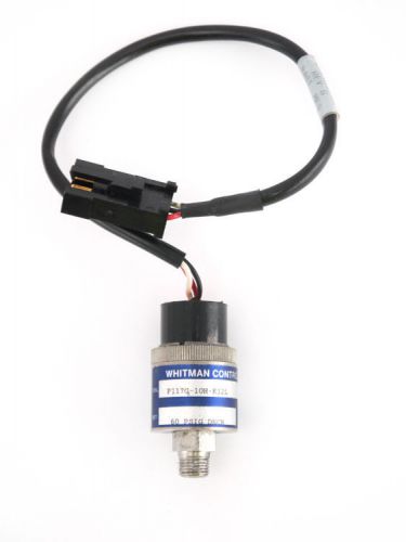 Whitman Controls P117G-10H-K12L SS Pressure Switch Set to 60PSIG DECR 1A 115VAC