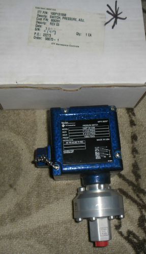 Itt neo-dyn adustable pressure switch 100p1s1558 for sale