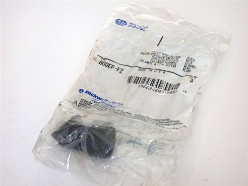 NEW ALLEN BRADLEY BLACK FLUSH PUSH BUTTON 800EP-F2 (2 AVAILABLE)