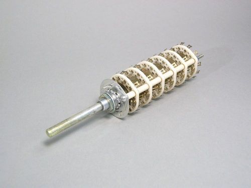 Centralab pa-2025 non-shorting steatite rotary switch 6 pole 12 position - new for sale