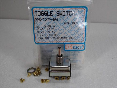 NEW SELECTA SWITCH TOGGLE SS212A-BG