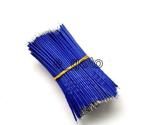 50pcs blue tinning pe wire pe cable 100mm 10cm jumper wire copper good for sale