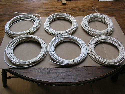 4 pair inside wire cable,  24 awg, 282 feet cat 5e cmp,  hand coils for sale