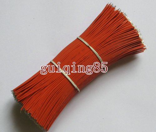 100pcs orange color cord UL-1007 26AWG wires 150mm / 6&#034; cable 15cm