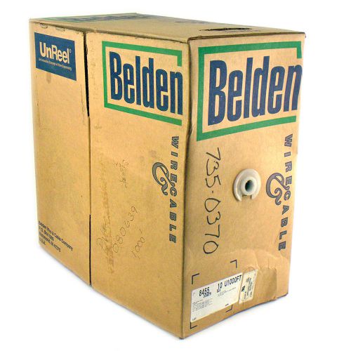 Belden wire &amp; cable 8455 rubber portable cordage 10 u1000ft for sale