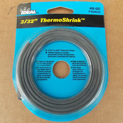 NEW Ideal 46-602 3/32&#034; ThermoShrink Heat Shrink Disk 4 Ft. Length