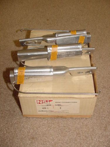 3 - nsi blackburn w20-1 wedge clamps wire connectors aluminum 2/0 str-2 - new for sale