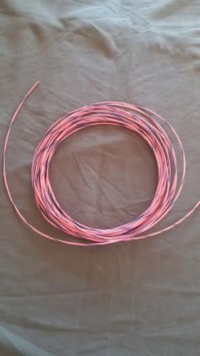 GXL 20awg wire -- 25ft -- Pink with Blue stripe --
