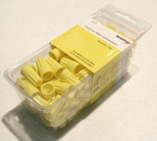100pk diversitech twist-on wire nut connectors #22-#8awg 300v #22-#12awg 600v for sale