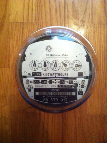 BRAND NEW! GE Electric Watthour Meter Type I-70-S KWH 721X70G88 - FREE SHIP