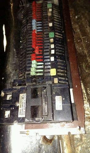 Zinsco Sylvania  Breaker Electrical Panel with 240v main etc....