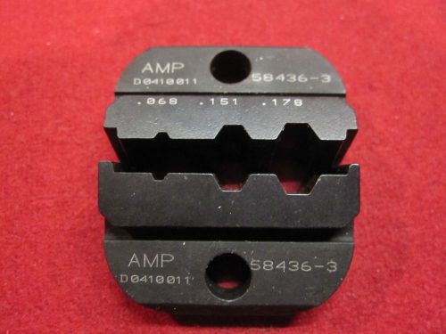Tyco amp 58436-3 hex crimp die set for sale