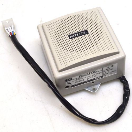 Patlite corporation bt-24ls dust &amp; jet proof small box electronic type bt alarm for sale