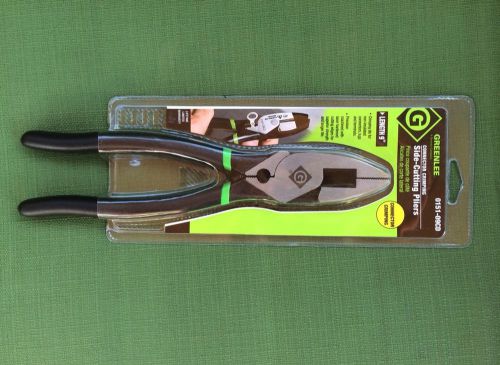 NEW Connector Crimping Greenlee 9&#034; Side Cutting Pliers Model 0151-09CD