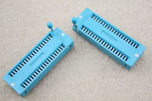 2x 40 pin universal zif socket sockets test dip ic&#039;s ic for sale