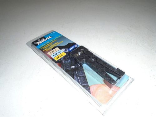 IDEAL 45-165 DATA / PHONE CAT 3, 5E, &amp; 6 CABLE STRIPPER NEW FREE SHIP IN USA