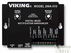 Viking digital mass notification announcer vk-dna-510 for sale