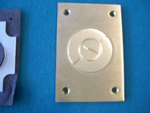One - new - steel city t &amp; b #p64 3/4 2 - brass carpet floor box plate for sale