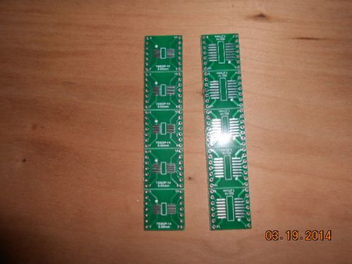 SOP14 SSOP14 TSSOP14 to DIP14 PCB SMD to DIP/Adapter plate Pitch 0.65/1.27mm