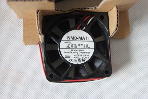 New NMB-MAT 2406KL-05W-B59 24V DC COOLING FAN 60*60*15MM
