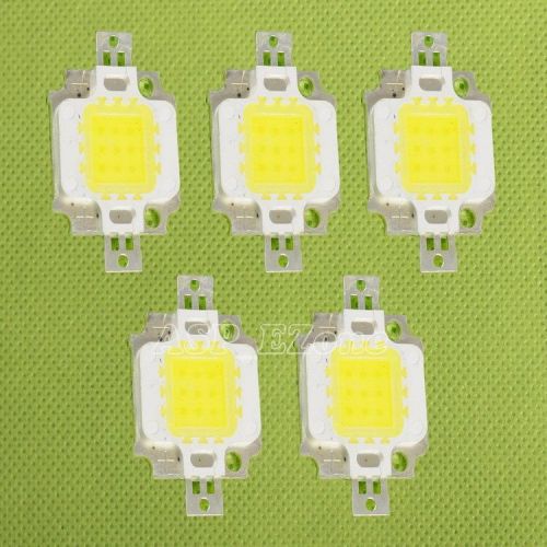 5pcs 10w white high power 800-950lm led light lamp smd chip dc9-12v for sale