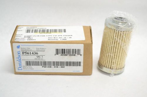 New donaldson p561436 l32 epe feeder 3 in hydraulic filter element b279678 for sale