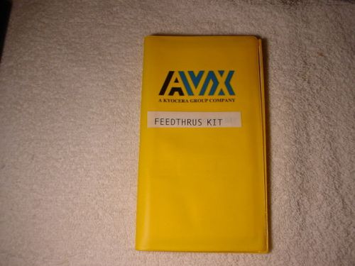 1 - AVX Feed Thrus Filters Kit