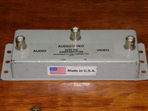 Microwave Filter Company Band Pass filter Video audio 4.5 carrier combiner 3329