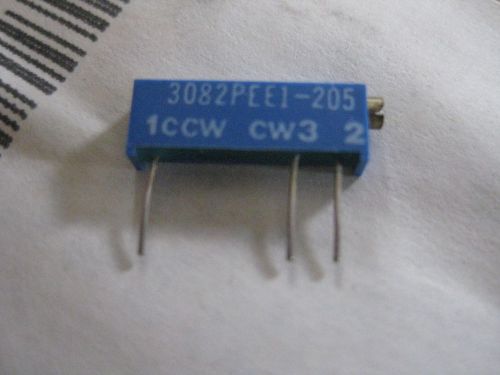 Bourns Trimpot Variable Resistor 3082P-EE1-205 &amp; 8516633-6 analog Eq.