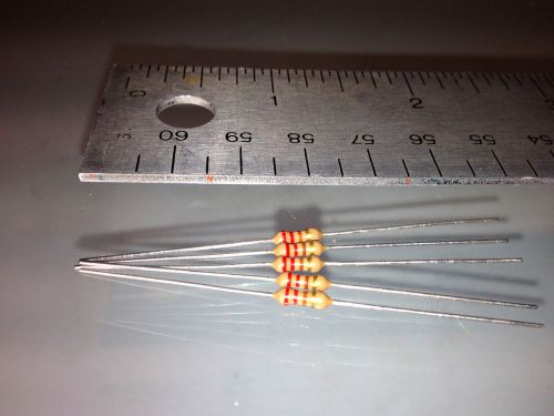 220 ohm 1/4 watt @ 5% Tolerance Resistor (5 pack)