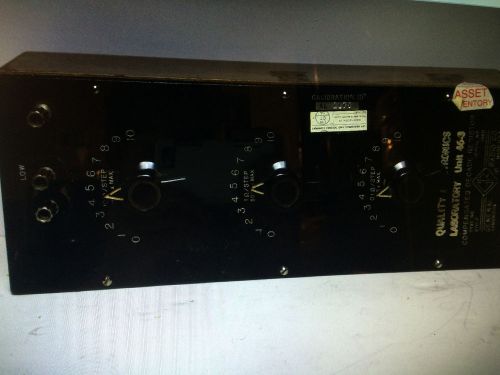 General Radio Compensated Decade Resistor Type 670-F