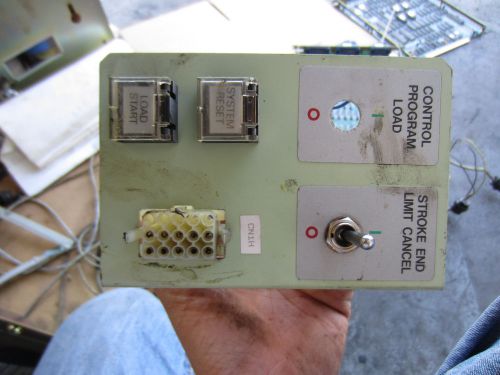 OKUMA LNC-8T CNC LATHE CONTROL PROGRAM LOAD PANEL