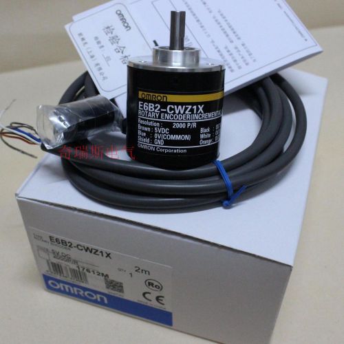 Omron rotary encoder e6b2-cwz1x 2000p/r e6b2cwz1x new in box free ship #j302 lx for sale