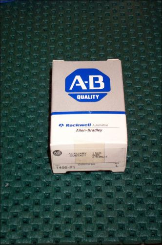 1495-F1 ALLEN BRADLEY CONTACT AUXILIARY FOR STARTER OR CONTACTOR