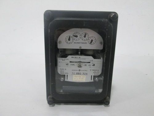 General electric ge 700x63g1 2400v polyphase watthour meter 120v-ac d295760 for sale
