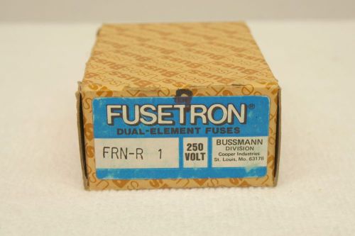 Bussman FRN-R Fusetron Dual Element Fuse **NEW Box of 9**
