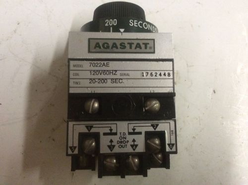 Agastat 7022AE Timer -   20 - 200 Second Timing Relay - M73